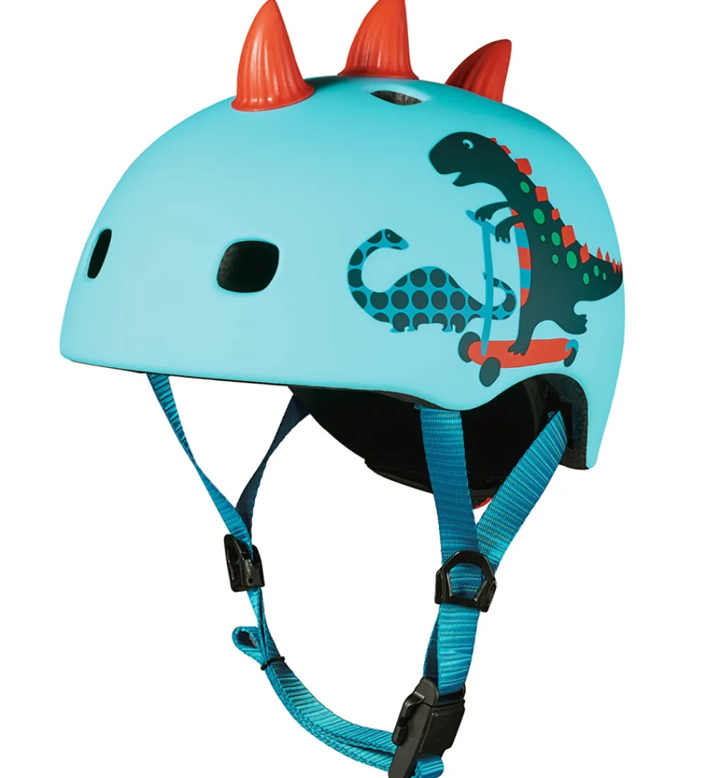 Børn Micro Børnesikkerhed|Cykelhjelme>Hjelm - 3D Scootersaurus