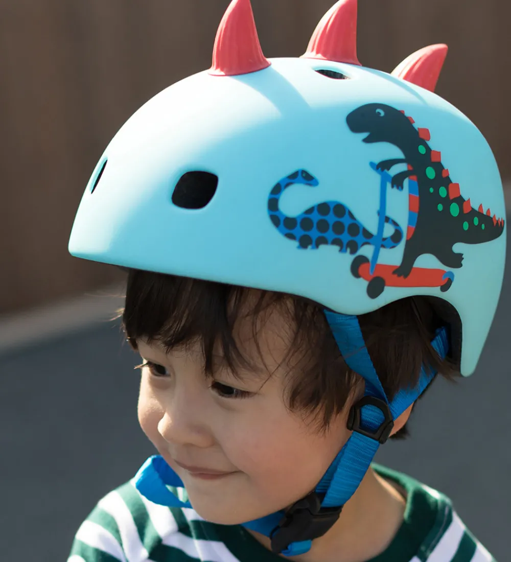 Børn Micro Børnesikkerhed|Cykelhjelme>Hjelm - 3D Scootersaurus