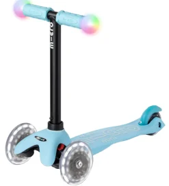 Micro Løbehjul|Løbehjul>Løbehjul - Mini2grow Deluxe Magic LED - Blå