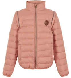 Børn Mikk-Line Dunveste Og Dyneveste>Dynejakke/Vest - 2-i-1 - Tawny Brown