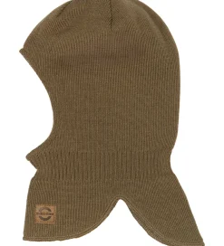 Børn Mikk-Line Elefanthuer|Elefanthue - Strik - Uld/Akryl - 2-lags - Chocolate Ch