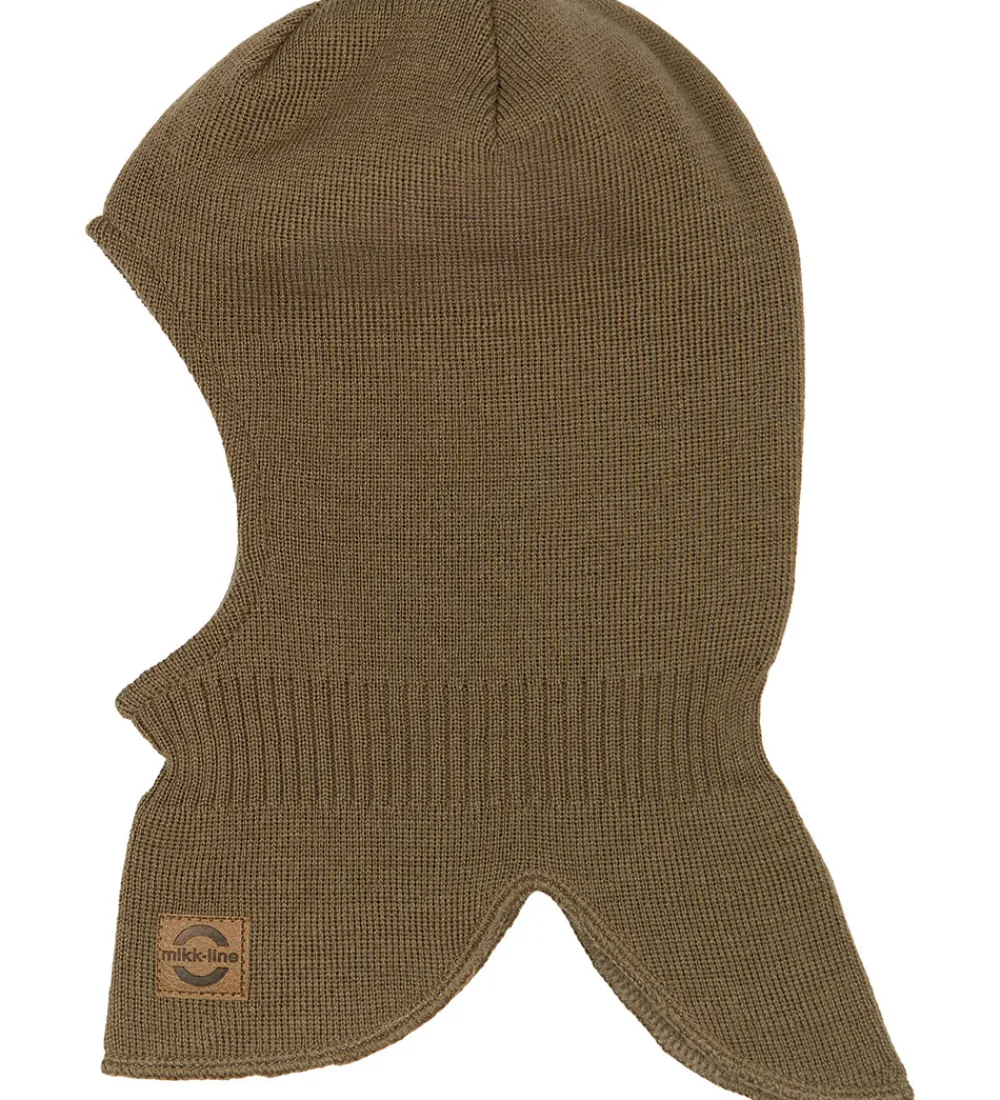 Børn Mikk-Line Elefanthuer|Elefanthue - Strik - Uld/Akryl - 2-lags - Chocolate Ch