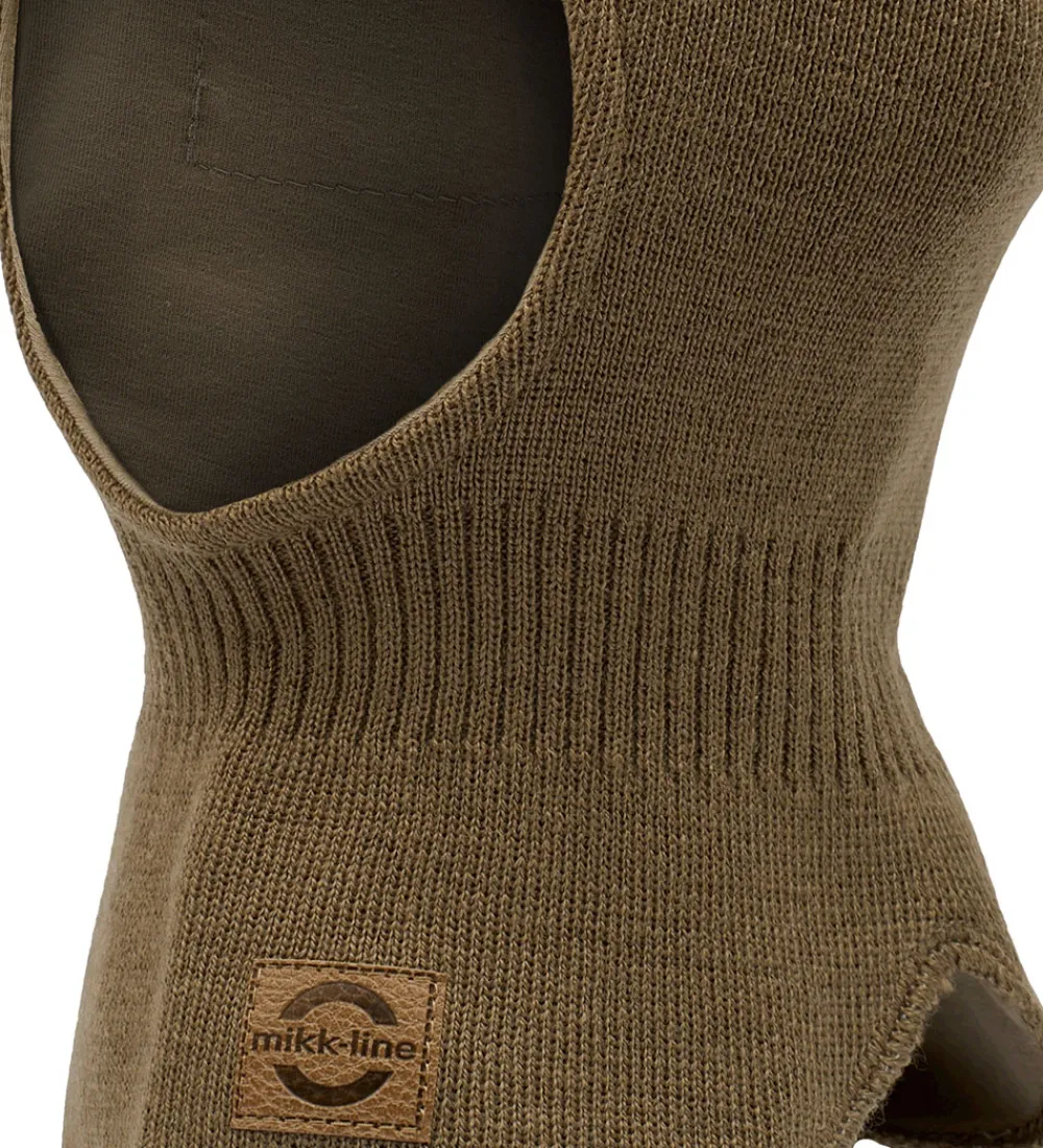 Børn Mikk-Line Elefanthuer|Elefanthue - Strik - Uld/Akryl - 2-lags - Chocolate Ch