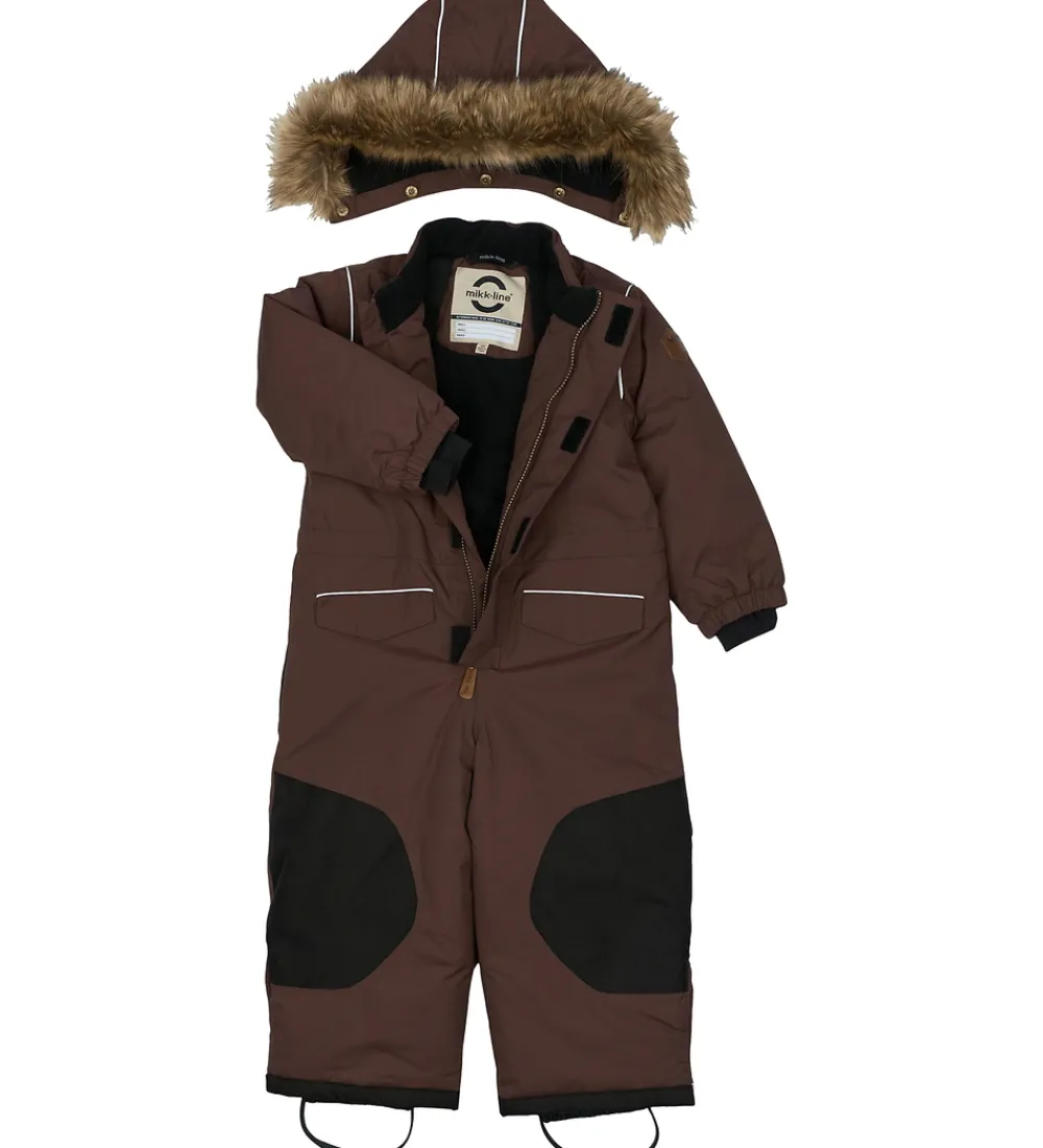 Børn Mikk-Line Flyverdragter|Flyverdragt - French Roast