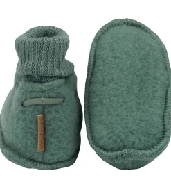 Mikk-Line Hjemmesko|Futter - Uld - Balsam Green