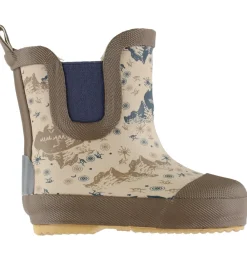 Mikk-Line Gummistøvler>Gummistøvler m. For - Korte - Coriander m. Bjerge