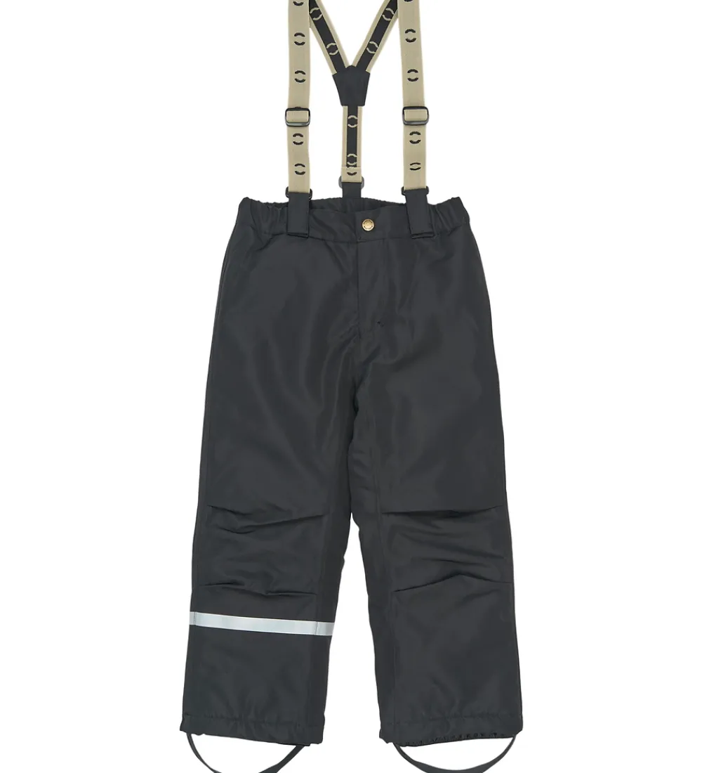 Børn Mikk-Line Skibukser|Skibukser>Skibukser m. Seler - Recycled - Sort