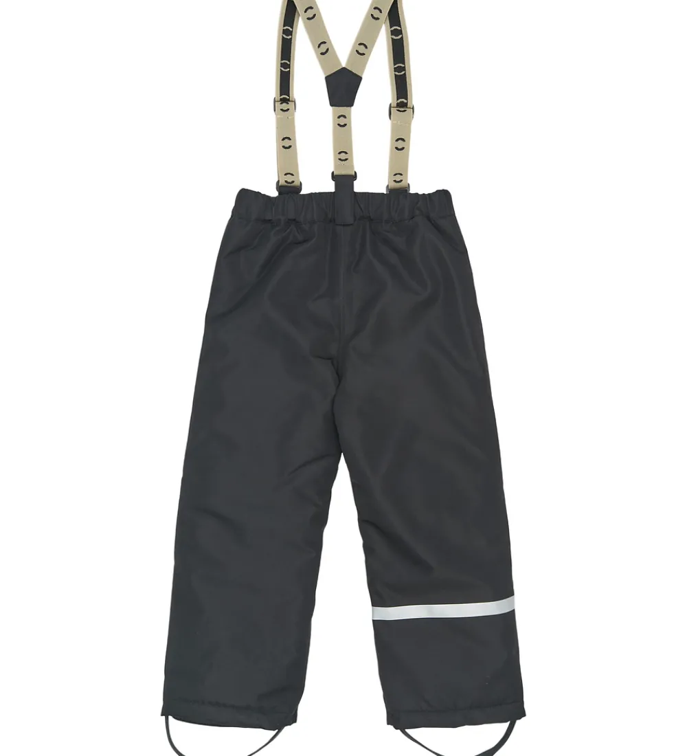 Børn Mikk-Line Skibukser|Skibukser>Skibukser m. Seler - Recycled - Sort