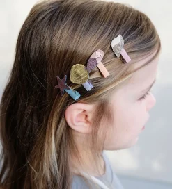 Mimi & Lula Hårspænder>Hårclips - 8-pak - 3 cm - Mermaid Sealife