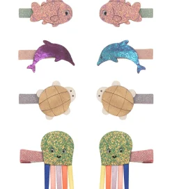 Mimi & Lula Hårspænder|Hårclips - 8-pak - 3 cm - Sealife