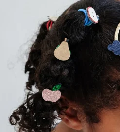 Mimi & Lula Hårpynt|Hårelastikker>Hårelastikker - 8-pak - Mini Fruity Mushroom Village