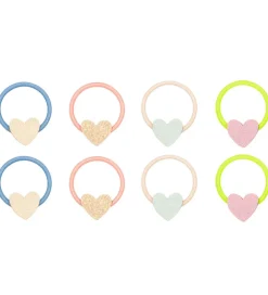 Mimi & Lula Hårelastikker|Hårelastikker - 8-pak - Dreamy Hearts Dreamland