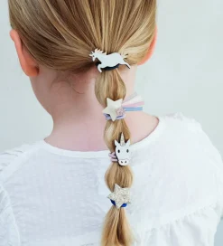 Mimi & Lula Hårelastikker>Hårelastikker - 8-pak - Unicorn Little Prince