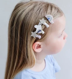 Mimi & Lula Hårspænder|Hårpynt>Hårklips - 8-pak - 3 cm - Mini Unicorn Celeste