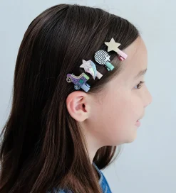 Mimi & Lula Hårspænder|Hårpynt|Hårklips - 8-pak - 3 cm - Mini Disco Diva Dancing Qu