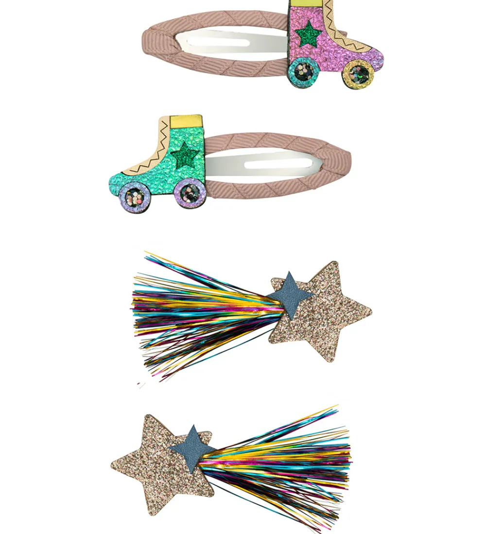 Mimi & Lula Hårspænder>Hårpynt-sæt - Spænder/Klips - Rollerskate Dancing Qu