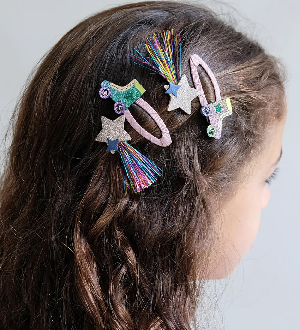 Mimi & Lula Hårspænder>Hårpynt-sæt - Spænder/Klips - Rollerskate Dancing Qu