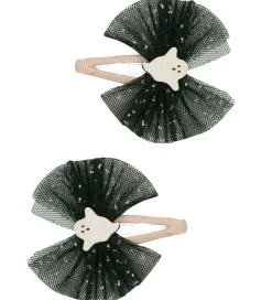 Mimi & Lula Halloween|Hårspænder|Hårspænder - 2-pak - 5 cm - Ghost Tulle Halloween