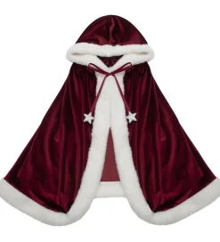 Mimi & Lula Udklædningstøj>Kappe - Mrs Claus - Rød m. Hvid