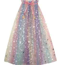 Mimi & Lula Udklædningstøj>Kappe - Tyl - Ombre Unicorn