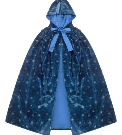 Mimi & Lula Udklædningstøj>Kappe m. Hætte - Blå Isdronning