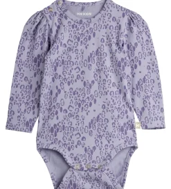 Børn Mini Rodini Bodyer>Body l/æ - Leopard - AOP - Purple