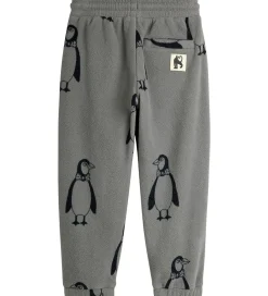 Børn Mini Rodini Fleece>Fleecebukser - Penguin - Grå