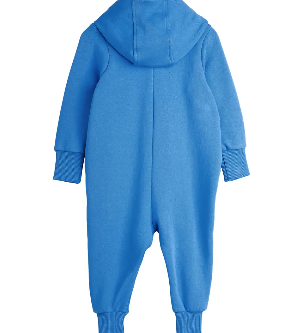 Børn Mini Rodini Heldragter>Heldragt - Dog - Baby Onesie - Blå