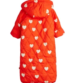 Mini Rodini Sovetid|Køreposer|Kørepose - Quilted - Hearts - 80 cm - Rød