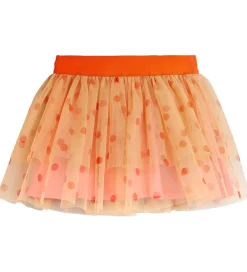 Børn Mini Rodini Nederdele>Nederdel - Tyl - Pink m. Prikker