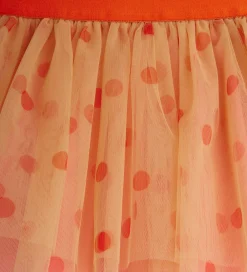 Børn Mini Rodini Nederdele>Nederdel - Tyl - Pink m. Prikker