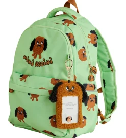 Mini Rodini Skoletasker|Skole|Skoletaske - Doggies - Grøn