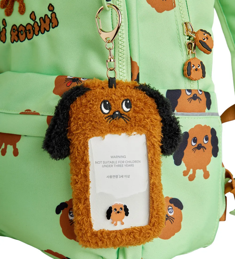 Mini Rodini Skoletasker|Skole|Skoletaske - Doggies - Grøn