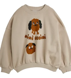 Børn Mini Rodini Sweatshirts>Sweatshirt - Doggies - Beige
