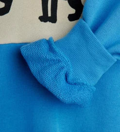 Børn Mini Rodini Sweatshirts|Sweatshirt - Panther - Blå