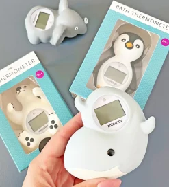 Mininor Termometer></noscript>Badetermometer - Elefant - Grå