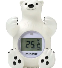 Mininor Termometer|Badetermometer - Isbjørn - Hvid