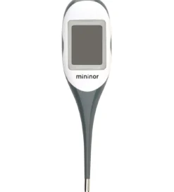 Mininor Termometer|Termometer - Digitalt og m. Farver - Grå