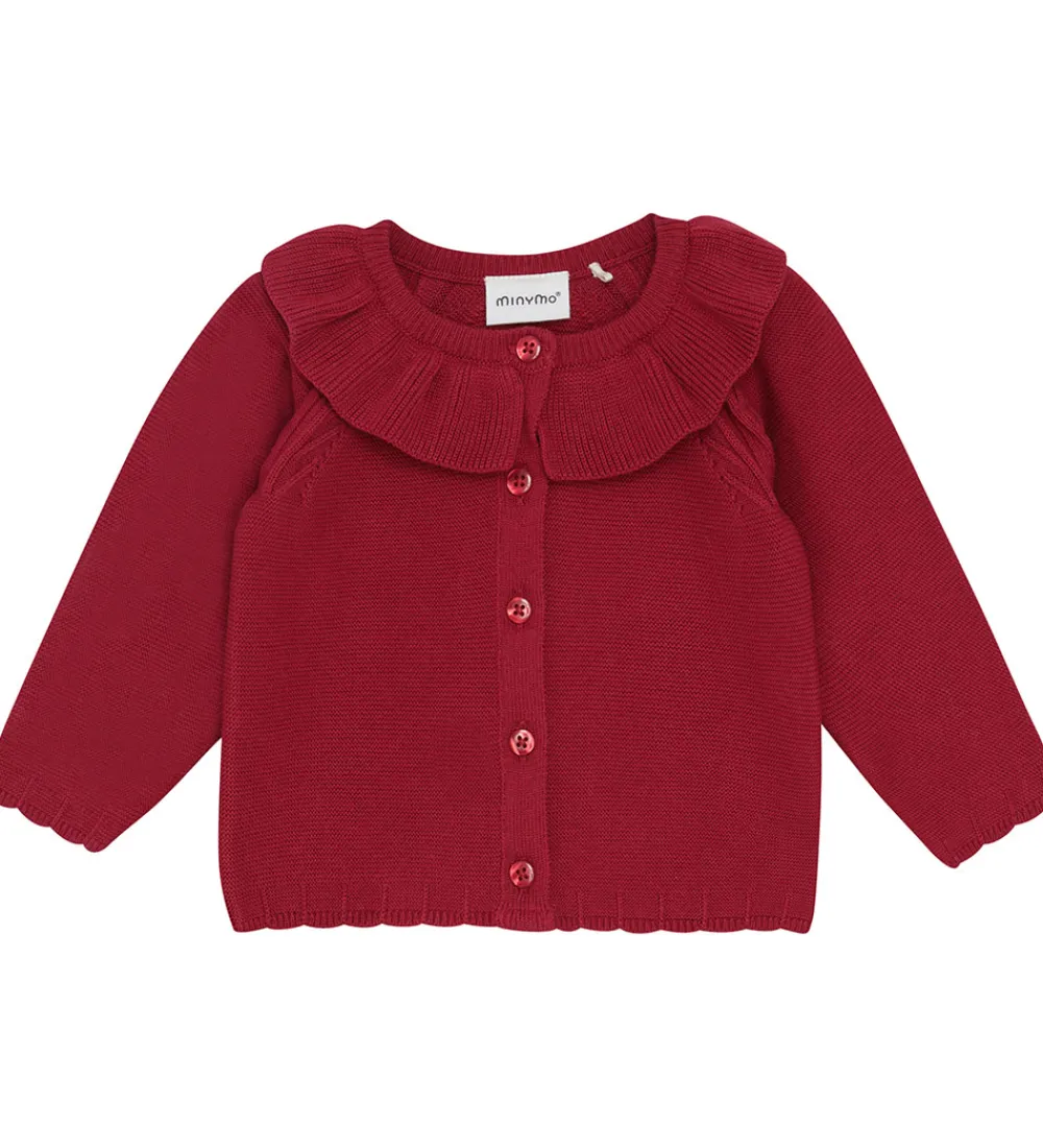 Børn Minymo Cardigans|Cardigan - Strik - Rio Red