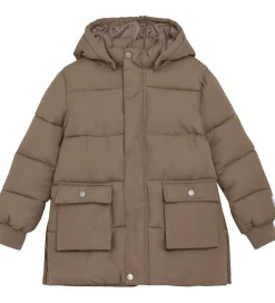 Børn Minymo Overgangsjakker|Dunjakker Og Dynejakker>Dynejakke - Lang - Caribou