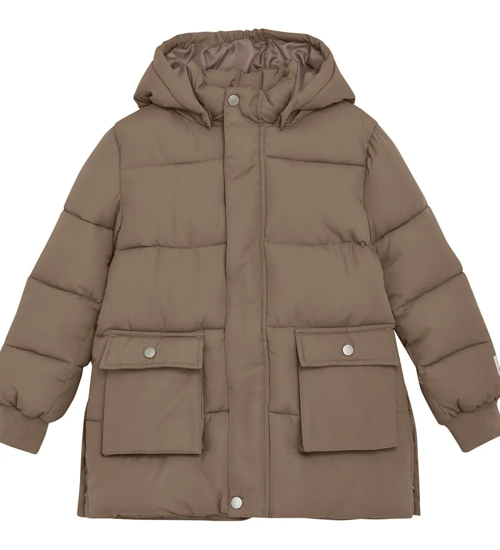 Børn Minymo Overgangsjakker|Dunjakker Og Dynejakker>Dynejakke - Lang - Caribou