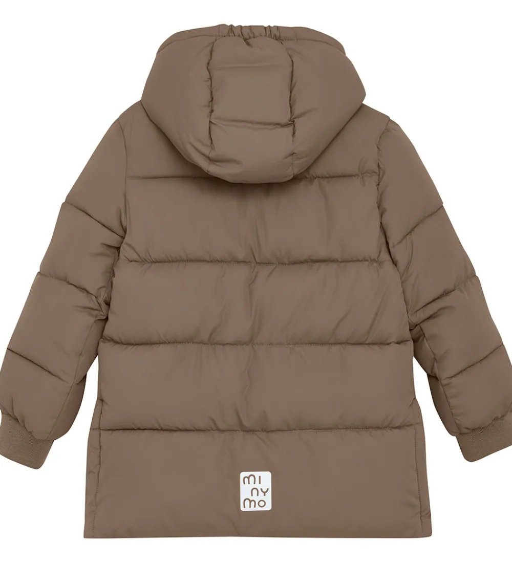 Børn Minymo Overgangsjakker|Dunjakker Og Dynejakker>Dynejakke - Lang - Caribou