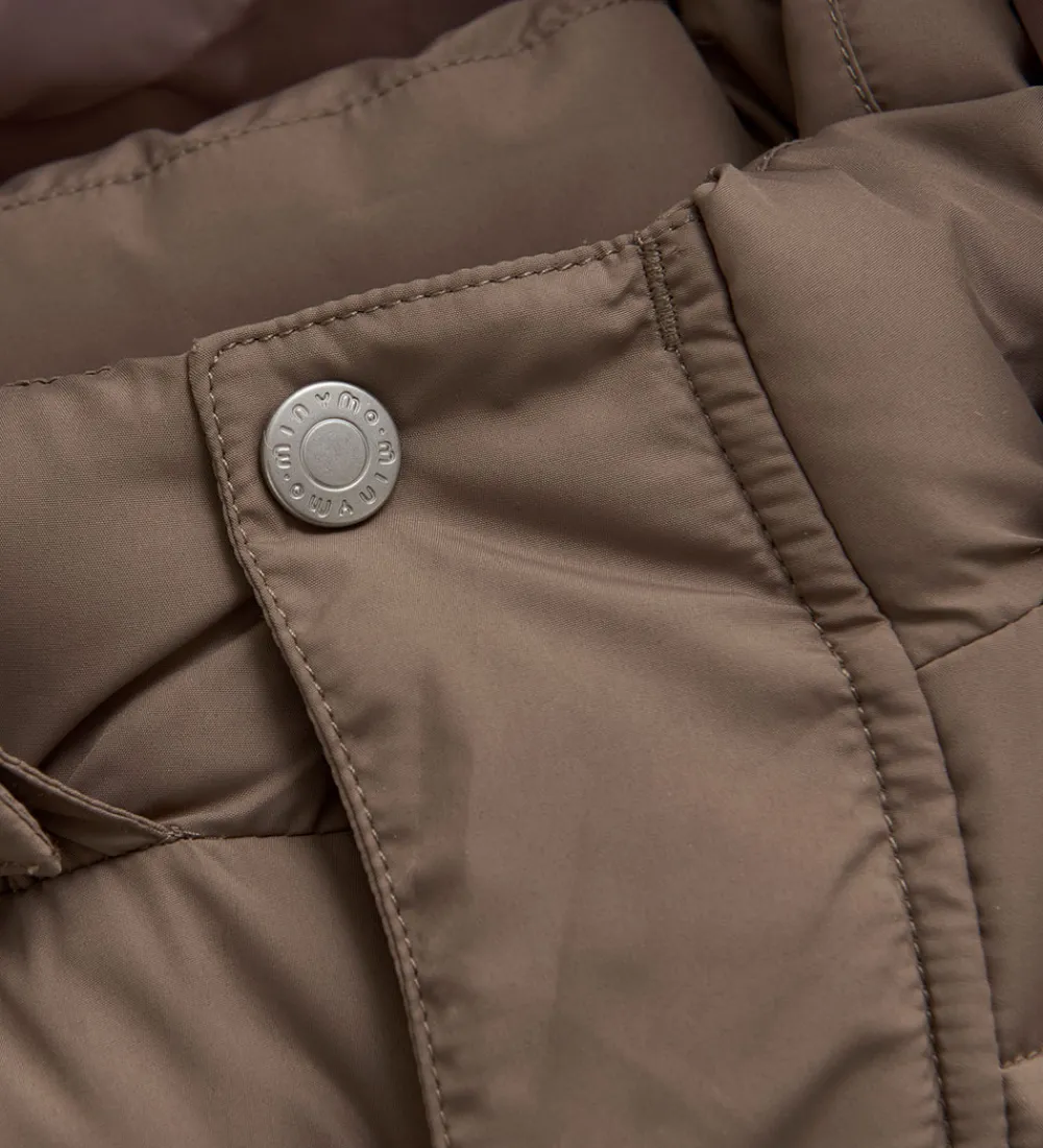 Børn Minymo Overgangsjakker|Dunjakker Og Dynejakker>Dynejakke - Lang - Caribou