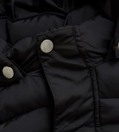 Børn Minymo Overgangsjakker|Dunjakker Og Dynejakker|Dynejakke - Lang - Sort