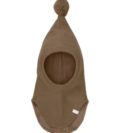 Børn Minymo Elefanthuer>Elefanthue - 2-lags - Uld/Polyakryl - Caribou