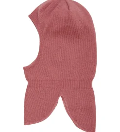 Børn Minymo Elefanthuer>Elefanthue - Uld/Akryl - 2-Lags - Withered Rose