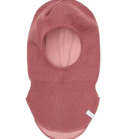 Børn Minymo Elefanthuer>Elefanthue - Uld/Akryl - 2-Lags - Withered Rose