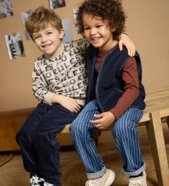 Børn Minymo Veste|Fleecevest - Teddy - Parisian Night