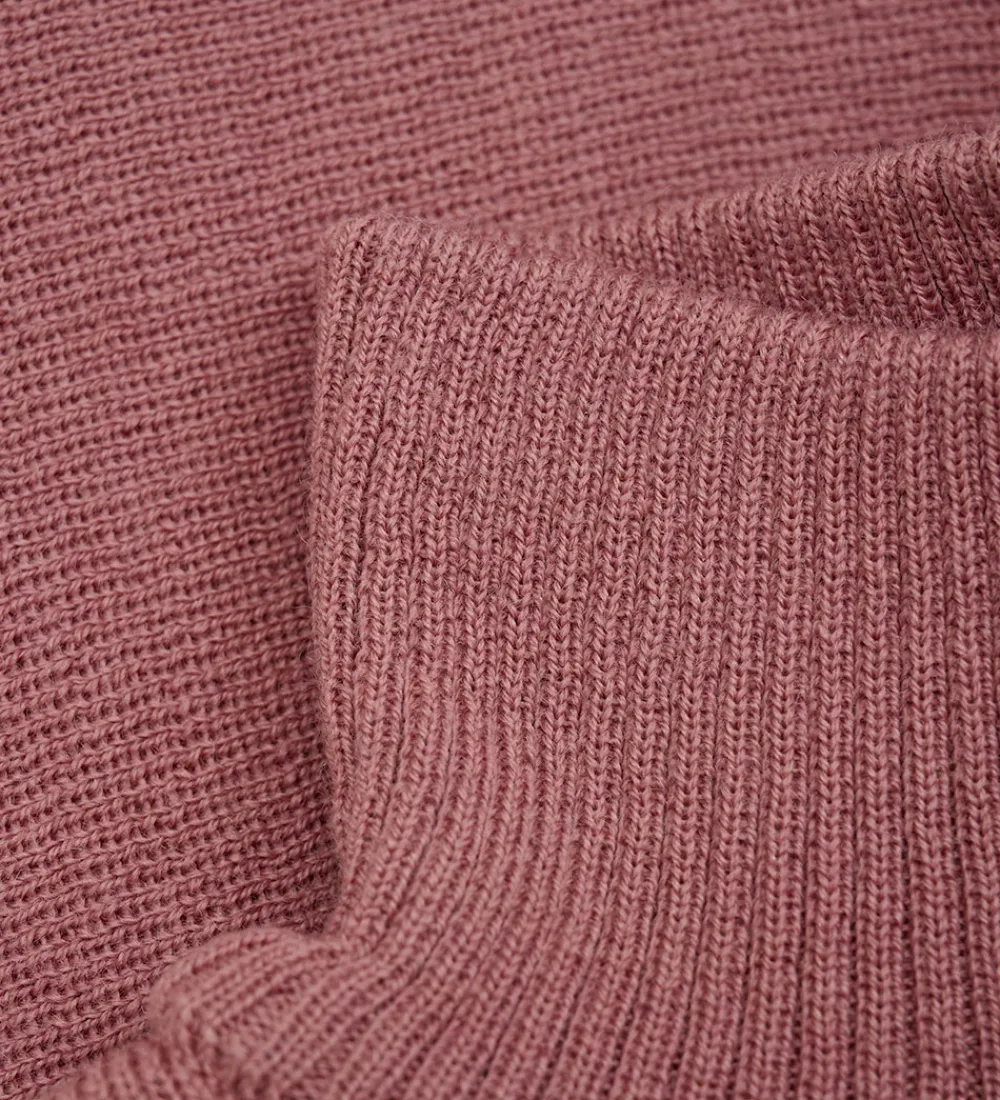 Børn Minymo Tørklæder|Halsedisser>Halsedisse - Uld/Akryl - Withered Rose