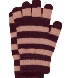 Børn Minymo Handsker Og Luffer|Handsker - 3-pak - Uld - Catawba Grape